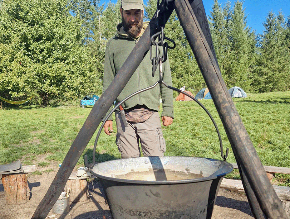 Abwaschwasser vorbereiten