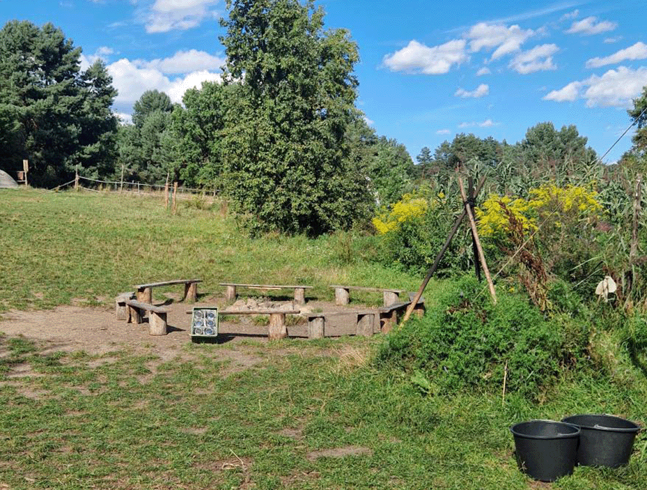 Camp der Wildnisschule Waldschrat in Hoppegarten