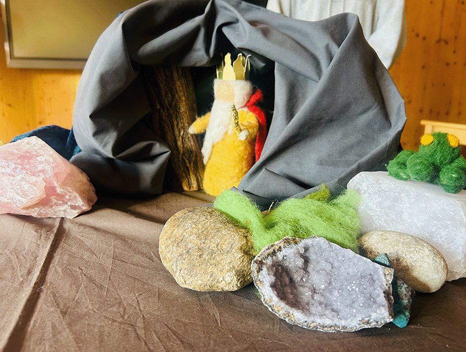 Puppenspiel im 1. Jahrsiebt