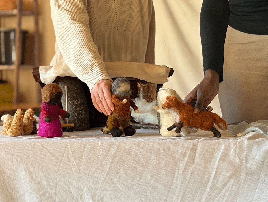 Puppenspiel im 1. Jahrsiebt – Schneemädchen