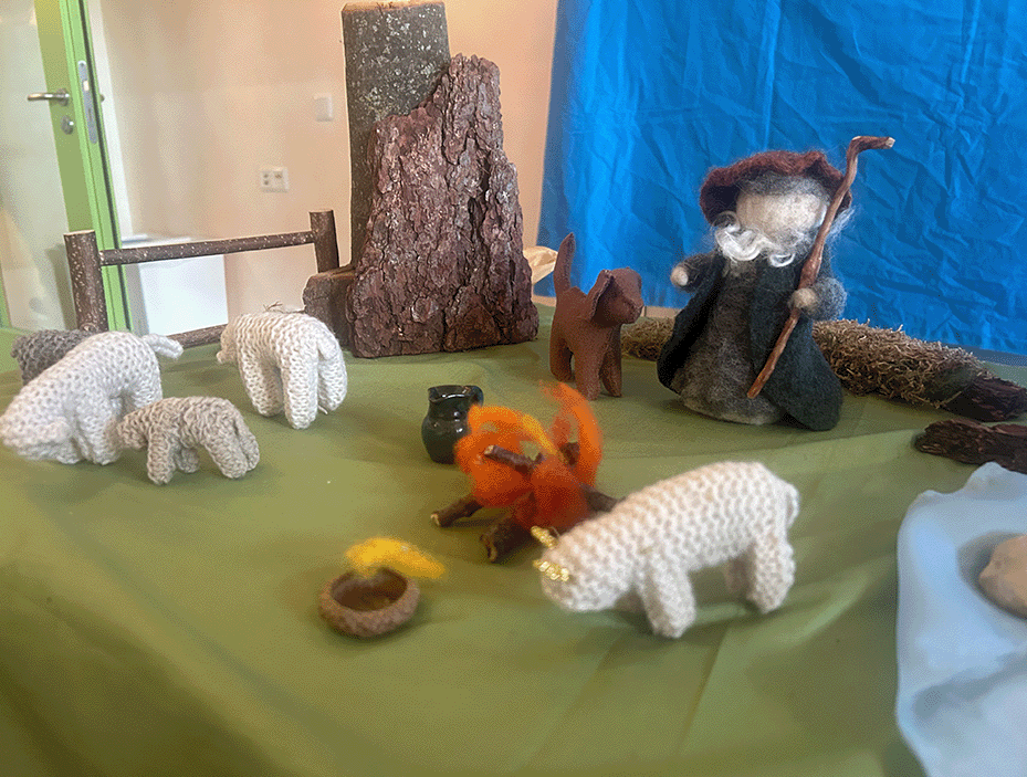 Puppenspiel im 1. Jahrsiebt