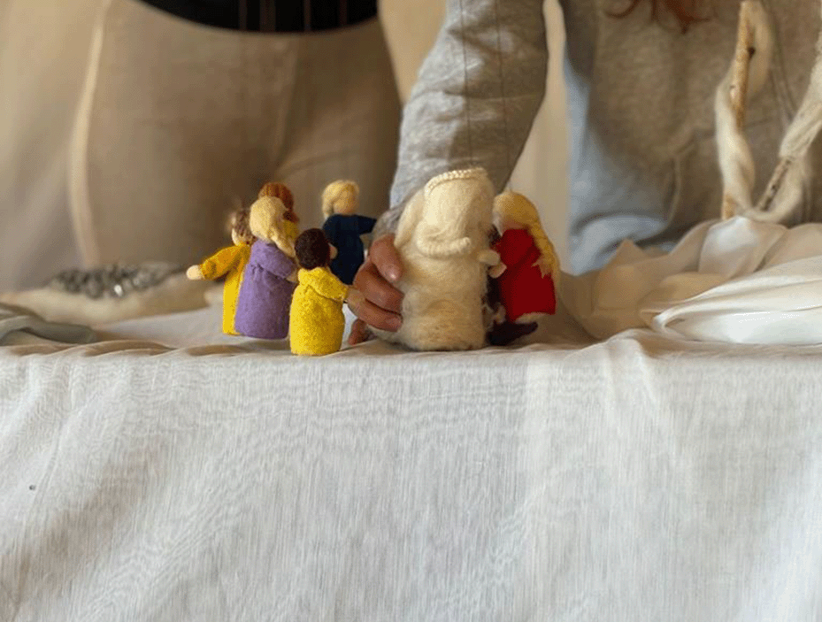 Puppenspiel im 1. Jahrsiebt – Schneemädchen