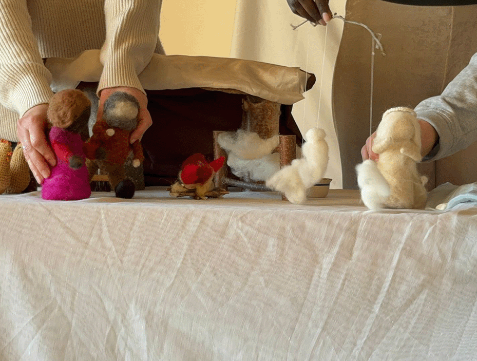 Puppenspiel im 1. Jahrsiebt – Schneemädchen