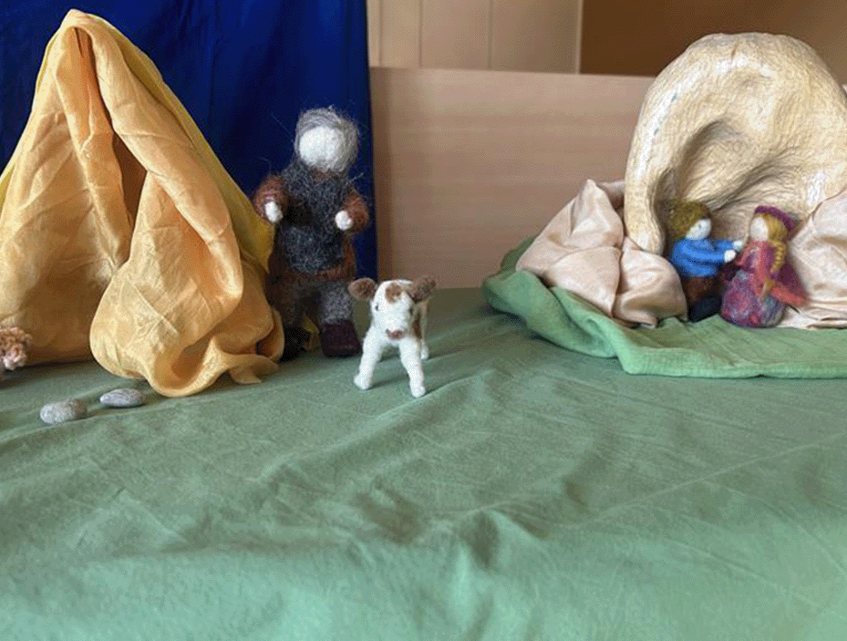 Puppenspiel im 1. Jahrsiebt